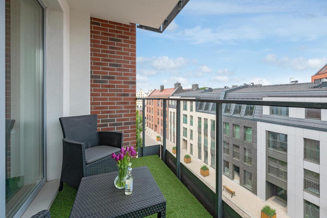 Triapart Apartment Angielska Grobla Delux 格但斯克 外观 照片